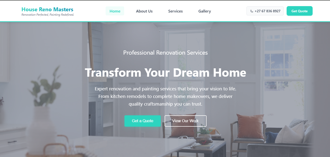 House Renomasters website preview